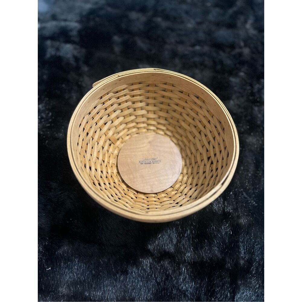 Longaberger 2003 Warm Brown Hostess 11” Bowl Basket